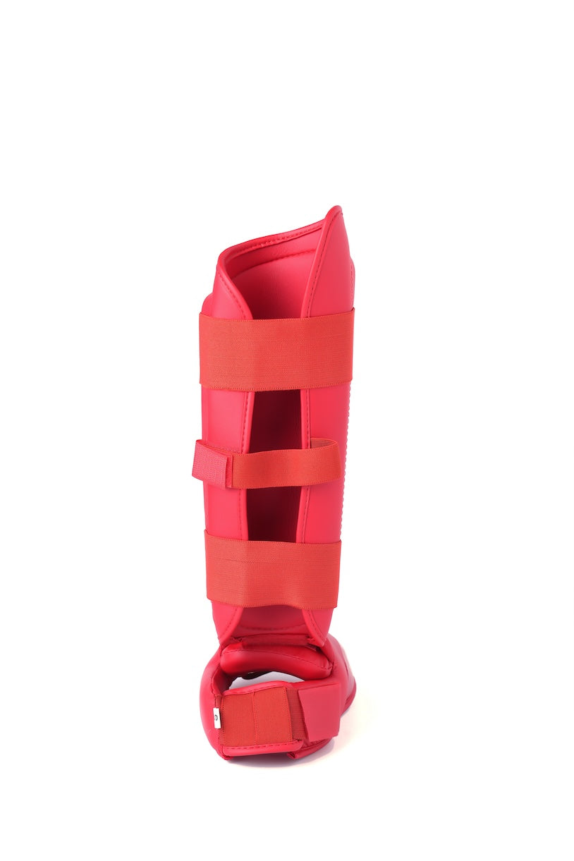 Evolve Karate Shin Guards | Adjustable Foam Padded Karate Shin and Instep Guards