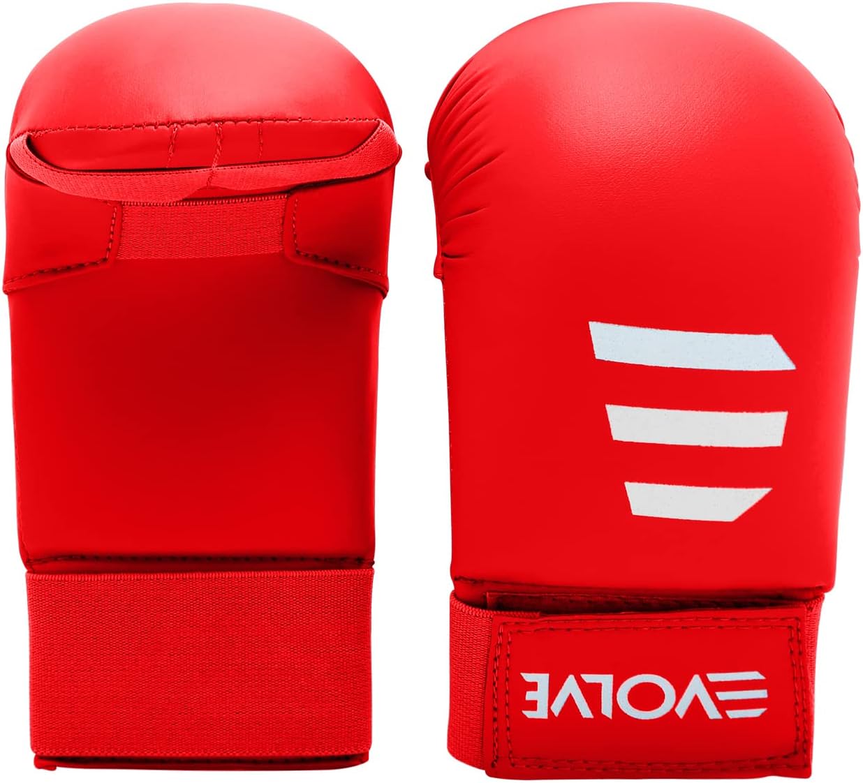Evolve Karate Gloves | Lightweight Foam Padded Karate Gloves for Kids with Adjustable Straps