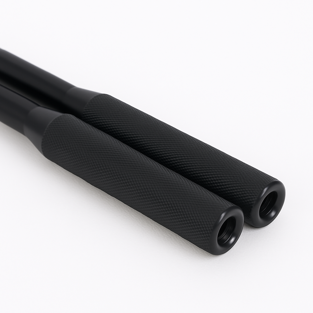 Evolve Skipping Rope - Black | Steel Wire Adjustable Ball-Bearing Jump Rope