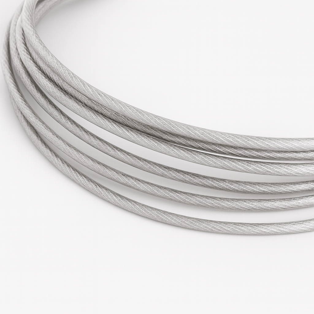 Evolve Skipping Rope - Silver | Steel Wire Adjustable Ball-Bearing Jump Rope