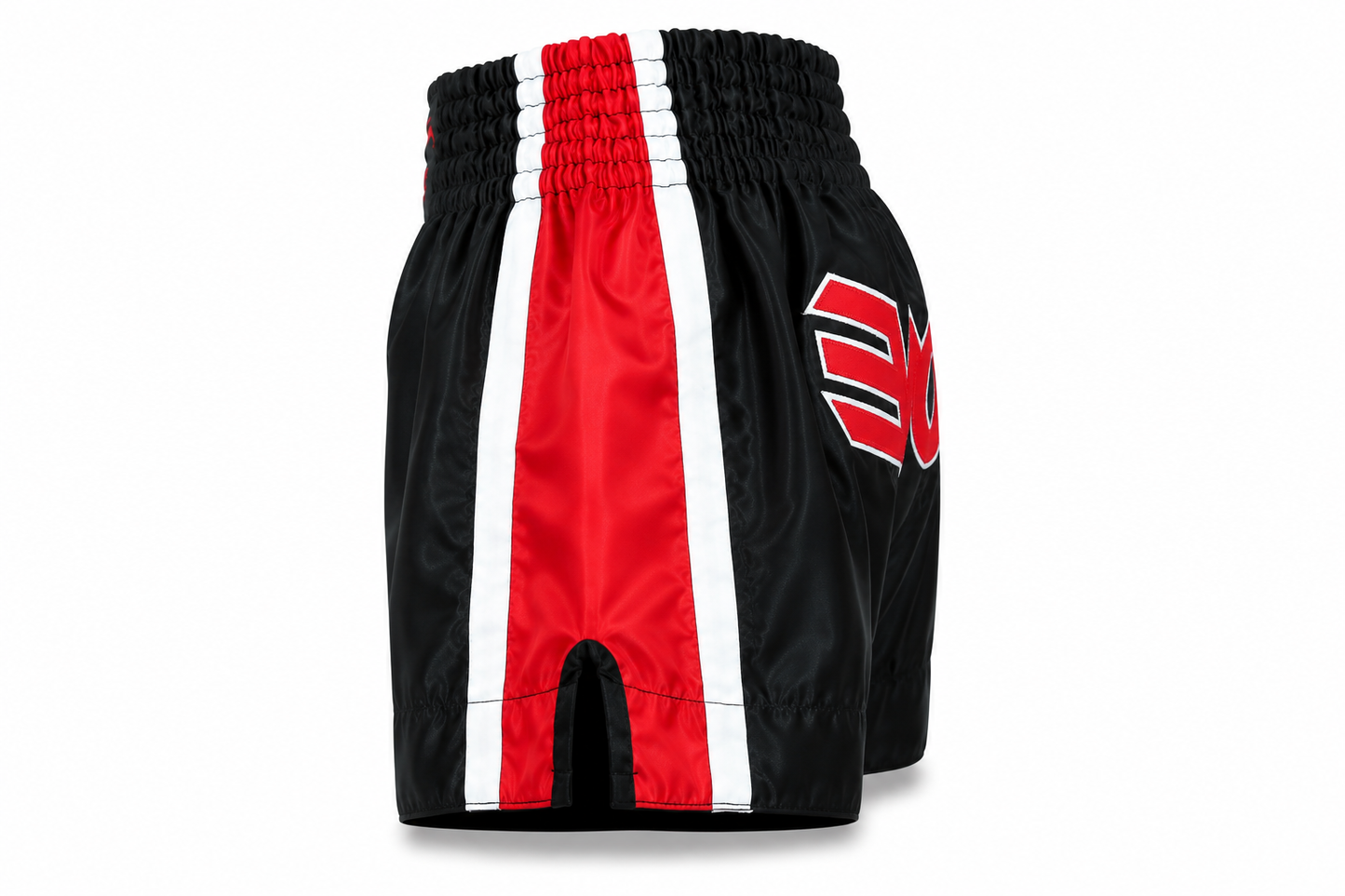 Evolve Muay Thai Shorts - Black and Red | Boxing Grappling Shorts for MMA Kickboxing Muay Thai BJJ