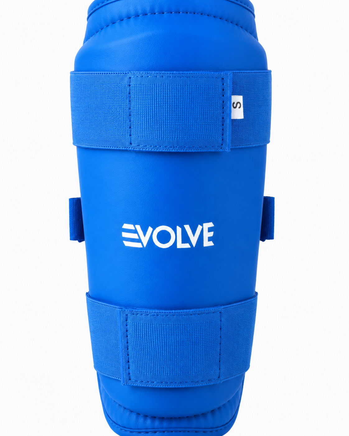 Evolve Karate Shin Guards - Blue | Adjustable Foam Padded Karate Shin and Instep Guards