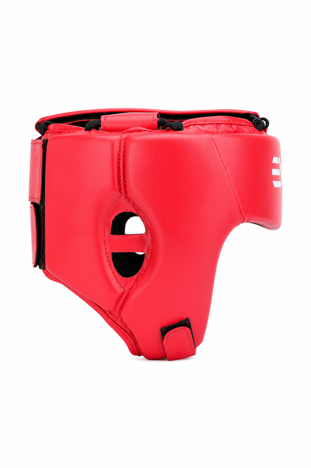 Evolve Headgear - Red | Foam Padded Adjustable Martial Arts Head Guard for Sparring and Competition