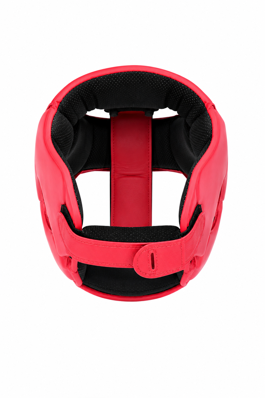 Evolve Headgear - Red | Foam Padded Adjustable Martial Arts Head Guard for Sparring and Competition