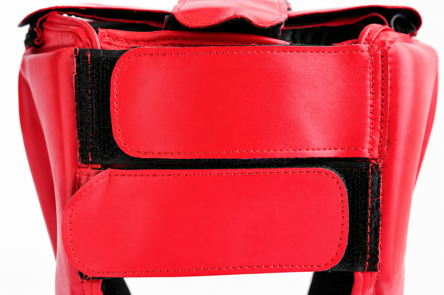 Evolve Headgear - Red | Foam Padded Adjustable Martial Arts Head Guard for Sparring and Competition