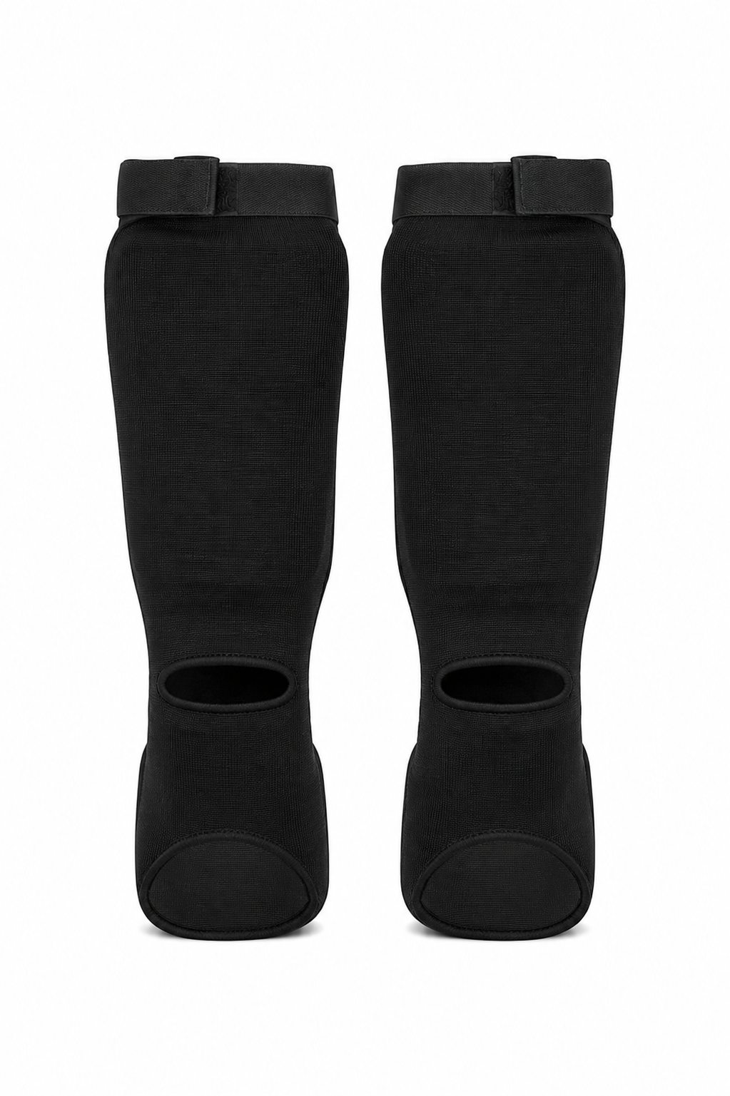 Evolve Shin Guards - Black | Padded Martial Art Shin and Instep Guards for Kickboxing MMA Boxing Muay Thai Karate
