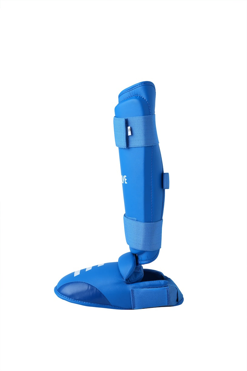 Evolve Karate Shin Guards | Adjustable Foam Padded Karate Shin and Instep Guards