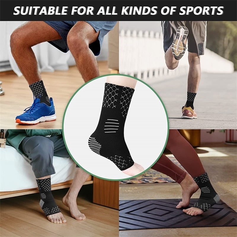Evolve Ankle Support | Breathable Ankle Support Pair for Sprained Ankle Injury Recovery and Joint Pain