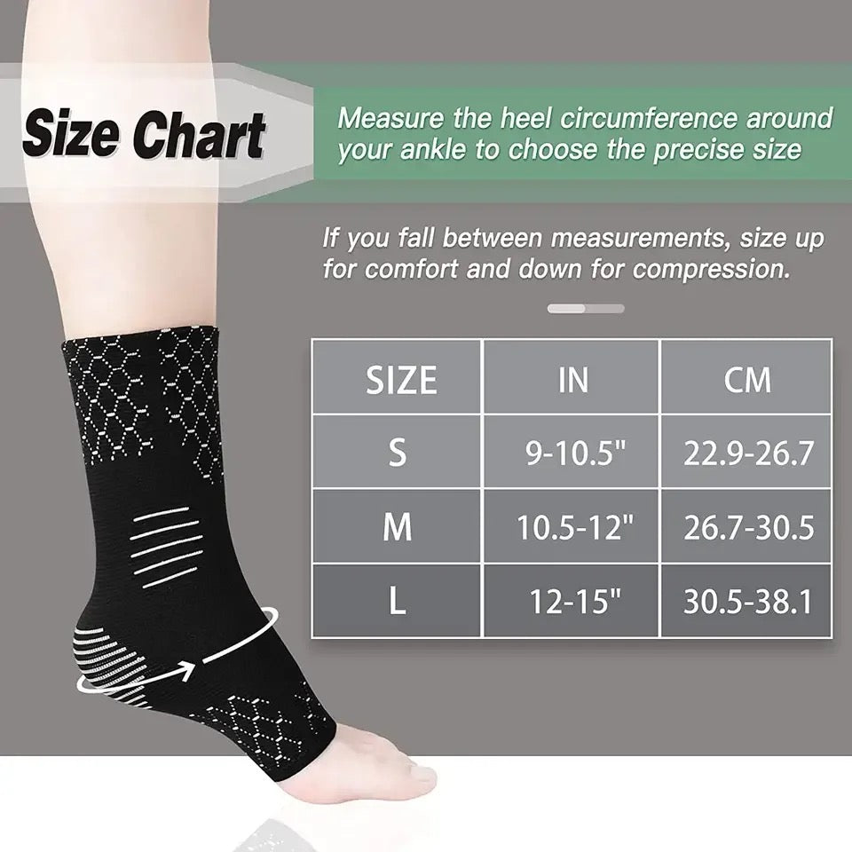 Evolve Ankle Support | Breathable Ankle Support Pair for Sprained Ankle Injury Recovery and Joint Pain