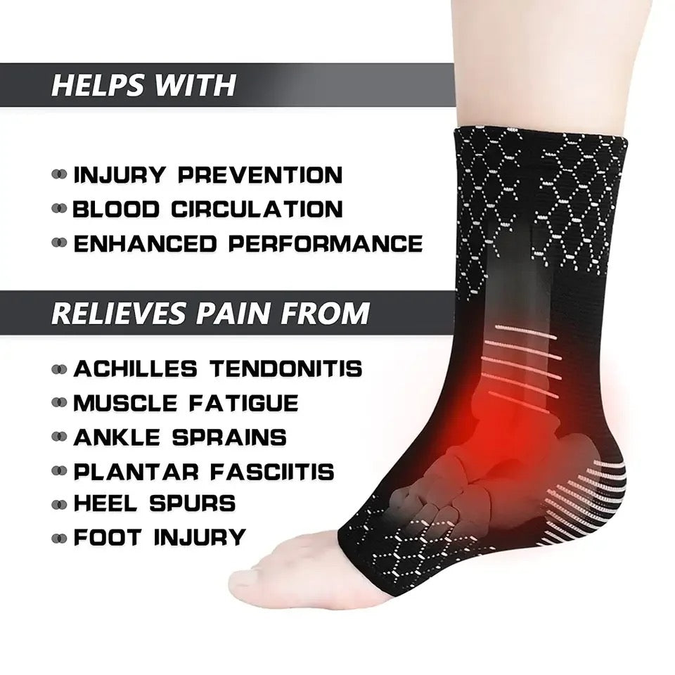 Evolve Ankle Support | Breathable Ankle Support Pair for Sprained Ankle Injury Recovery and Joint Pain