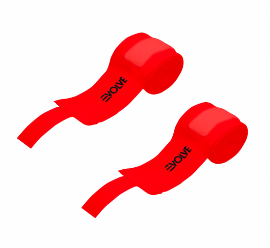 Evolve Handwrap - Red | 4.5/3.5 meter Handwrap for Martial Arts Boxing Kickboxing MMA Muay Thai