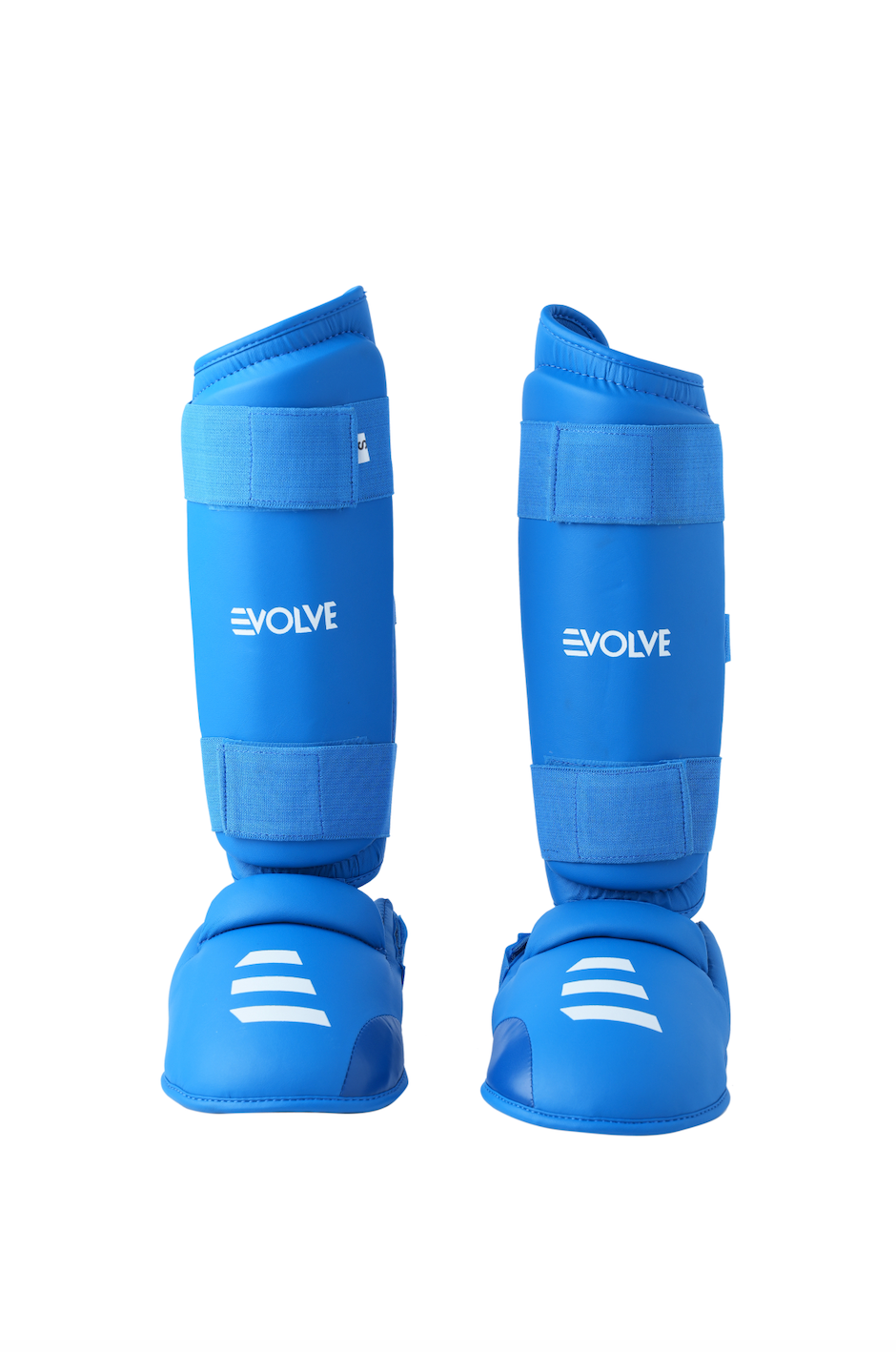 Evolve Karate Shin Guards | Adjustable Foam Padded Karate Shin and Instep Guards