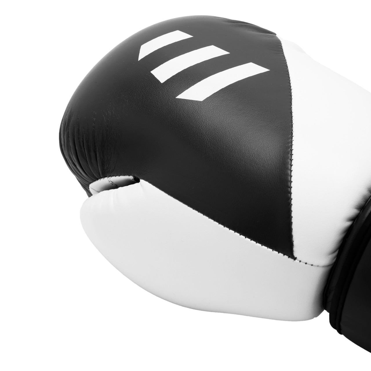 Evolve Kickboxing Gloves - Black and White | Foam Padded Boxing and Kickboxing Gloves with Adjustable Straps