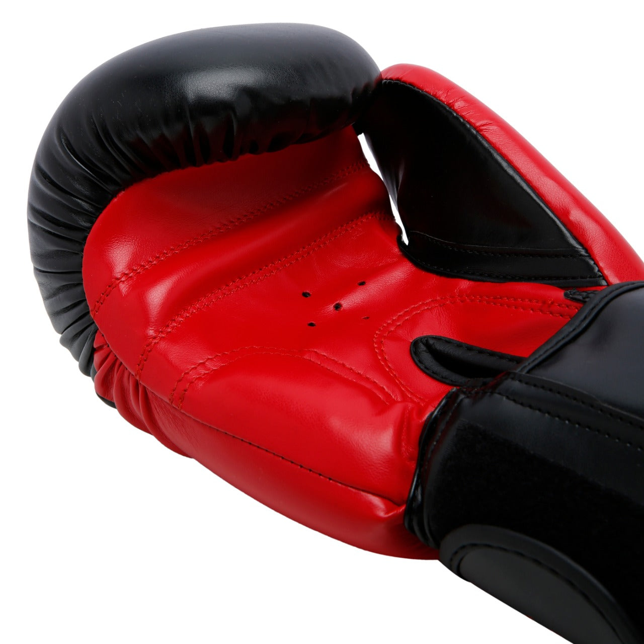 Evolve Kickboxing Gloves - Red and Black | Foam Padded Boxing and Kickboxing Gloves with Adjustable Straps