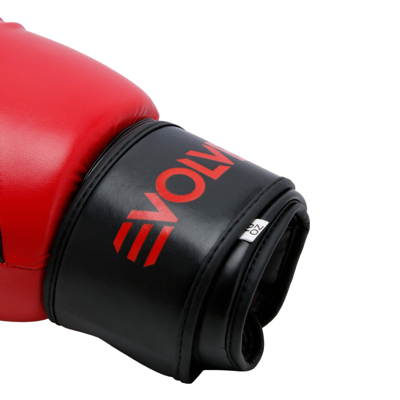 Evolve Kickboxing Gloves - Red and Black | Foam Padded Boxing and Kickboxing Gloves with Adjustable Straps